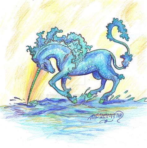 Acrestallan The Sea Unicorn Stallion By Stephaniesmall On