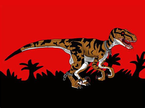 Jurassic Park Utahraptor By Trefrex On Deviantart