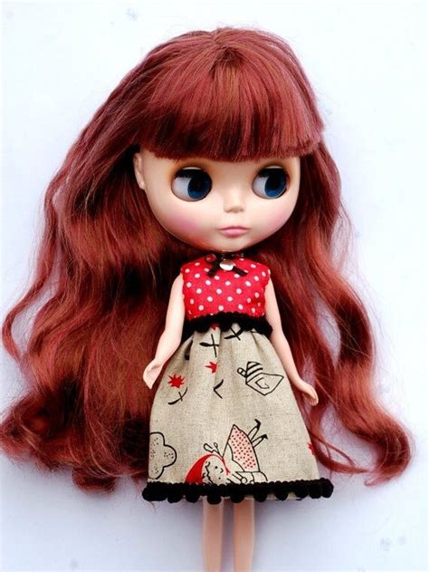 Dress For Blythe Doll Doll Outfit By Sylyousoon On Etsy