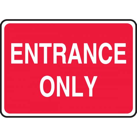 Entrance Exit Signages Laminated A4 Size Ubicaciondepersonascdmx