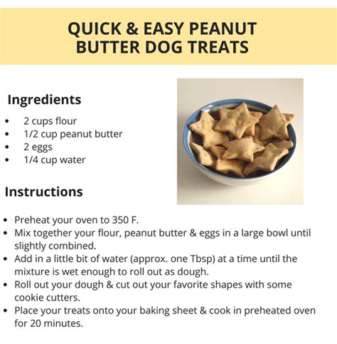 Quick And Easy Peanut Butter Dog Treats Dog Biscuit Recipes Healthy