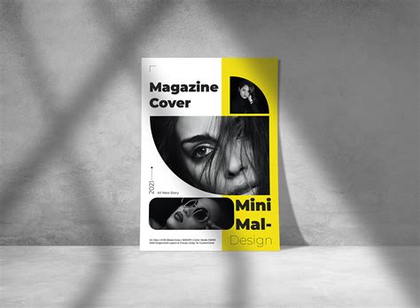 Minimalist Magazine Cover Page Design On Behance