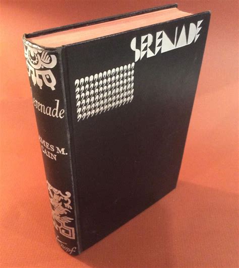 Serenade By Cain James M 1937 Tbcl The Book Collectors Library