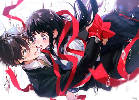Anime Hyouka Eru Chitanda H Tar Oreki Wallpaper Couple Amour Anime