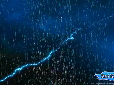 Rainy Lightning Storm Screensaver And Animated Desktop Wallpapers