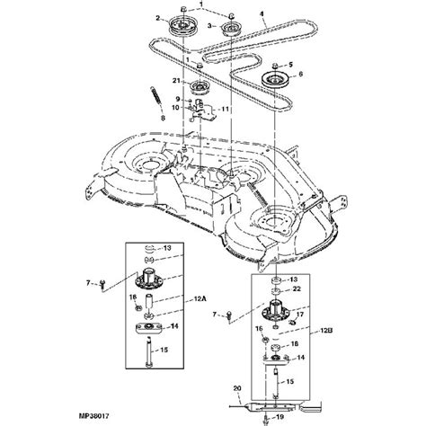 John Deere 48 Inch Mower Deck Belt Replacement Diagram Snog Wiring