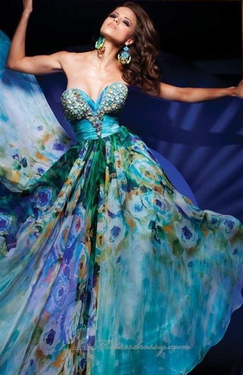 Best 41 Peacock Color Wedding Dresses