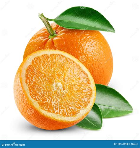 Orange Fruits With Leaf Stock Photo Image Of Collection 114161594
