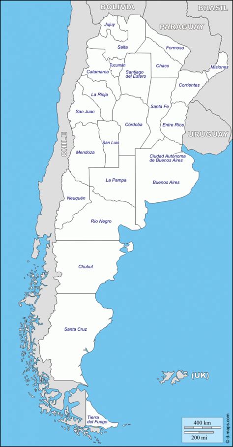 Mapas De Argentina Para Colorear Vrogue