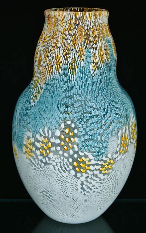 Murrini Vase By Michael Egan Art Glass Vase Artful Home Glass Art