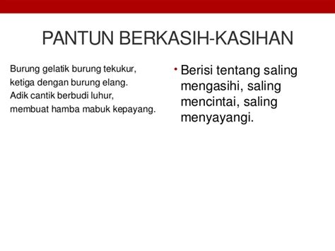 materi teks pantun bahasa indonesia kelas xi