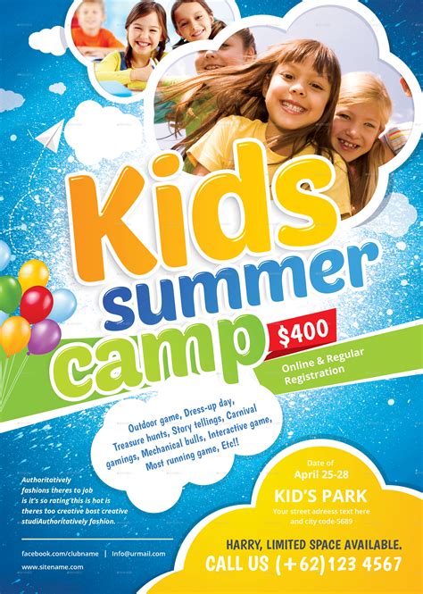 creating a summer camp flyer for 2023 free sample example and format templates free sample