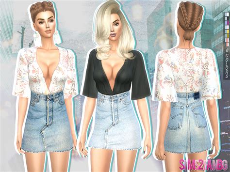 Sims Cc S The Best Casual Outfit By Sims Fanbg