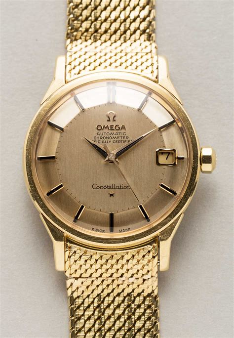 Omega Constellation Piepan Solid Gold 1680056 Shuck The Oyster