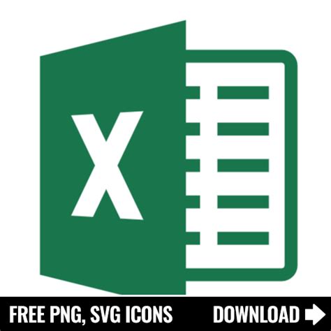 Excel Logo Png Icon Red