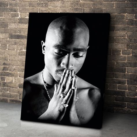 Tupac Canvas Tupac Poster 2pac Canvas Wall Art Etsy