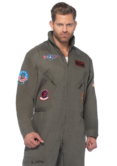 Leg Avenue Mens Top Gun Flight Suit Costume