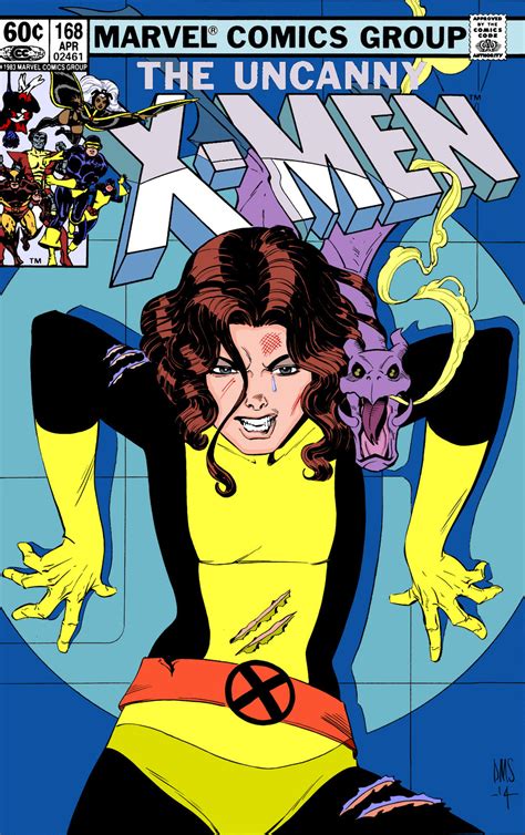 kitty pryde and lockheed x men cover by paul smith by markdominic on deviantart