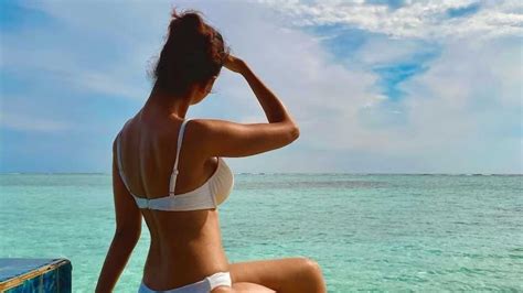 Actress Shanvi Srivastava Looks Stunning In White Bikini Fans React News