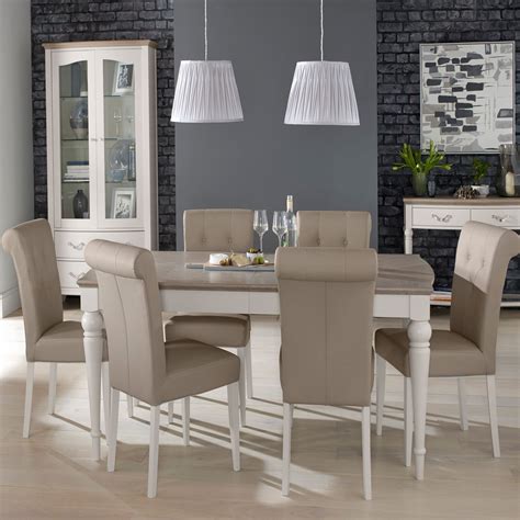 Dedicated to deliver you a good design with affordable price. Cookes Collection Geneva Dining Table And 6 Chairs ...