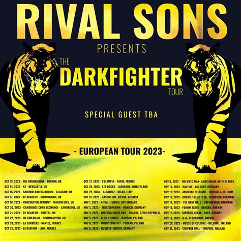 Billets Rival Sons Olympia Paris Du 27 Octobre 2023 Infos Et Tarifs Des Places De Concert