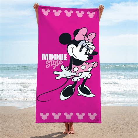 Minnie Mouse Style 28x58 Beach Towel