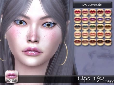 Lips 192 By Tatygagg At Tsr Sims 4 Updates
