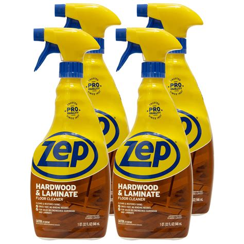 Zep Hardwood And Laminate Floor Cleaner 32 Ounce Zuhlf324 Case Of 4