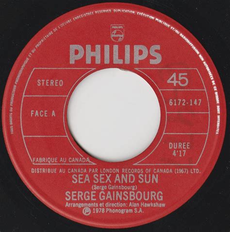 Serge Gainsbourg Sea Sex And Sun 1978 Vinyl Discogs