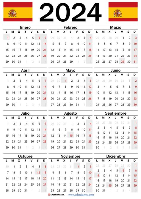 Calendario 2024 España En 2023 Calendario Día De La Constitución
