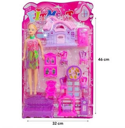 Kv Impex Plastic Barbie Doll House Set For Indoor Playing At Rs 100