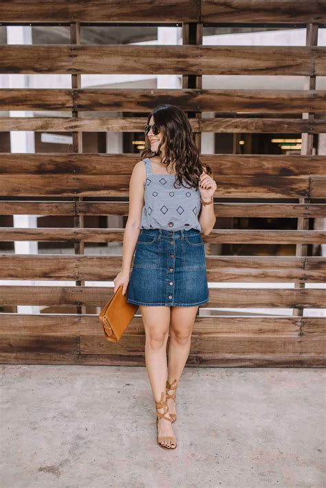 See How Easy Styling A Denim Skirt Is With My Style Vita