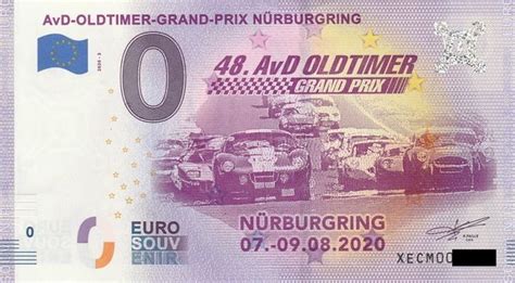 Man will auch in deutschland die bargeschäfte begrenzen wie es bereits in anderen ländern üblich ist. 0 Euro Schein - AvD - Oldtimer Grand Prix 2020-3 XECM - OttoGbR Deutschland Souvenir, 0 Euro ...