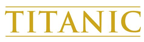 Titanic Logo Png Transparent Image Download Size 2000x585px