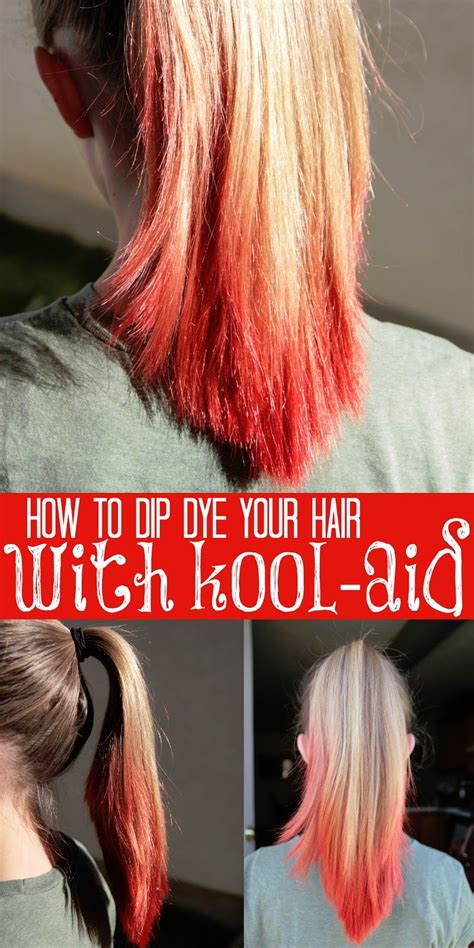 How To Dip Dye Your Hair With Kool Aid Tips From A Typical Mom Kool