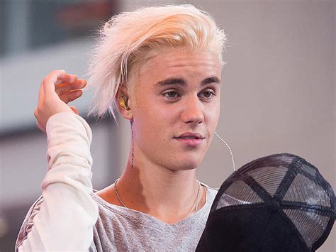 Justin Biebers Haare Sind Jetzt Platinblond Abendzeitung M Nchen