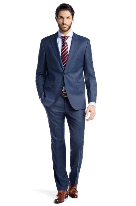 Choose iconic pieces from the world's best labels with express delivery & free returns. HUGO Boss blue suit | Make it So! | Mens fashion suits ...