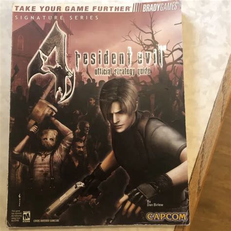 RESIDENT EVIL 4 Official Strategy Guide Brady Games Capcom 2005 No