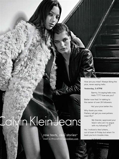 New Calvin Klein Jeans Ad Campaign Inspired By Sexting
