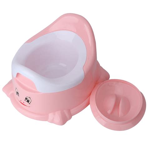 Tebru Potty Training Toilet Cartoon Cute Portable Pot Baby Potty