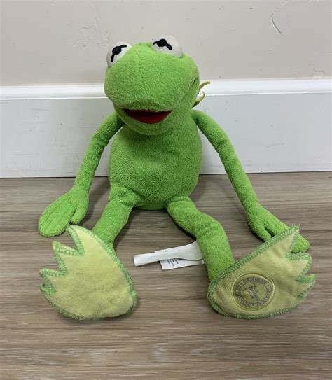 Disney Store Genuine Kermit The Frog Plush 18 Stuffed Toy Plush Ebay