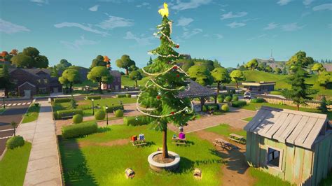 Fortnite Holiday Trees Locations Where To Dance At Different Holiday
