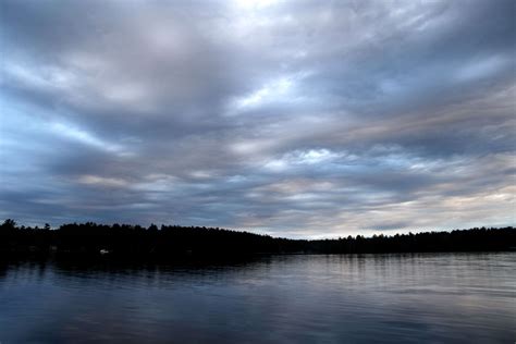 3840x2560 Clouds Dark Lake Nature Overcast River Sky Trees