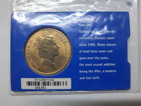 Australian Sydney 2000 Olympic Coin Collection Sailing