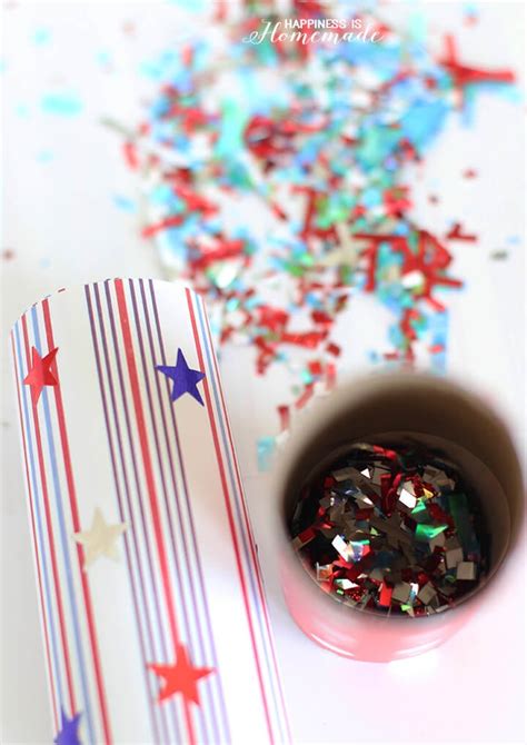 Diy Confetti Poppers For 4th Of July Happiness Is Homemade