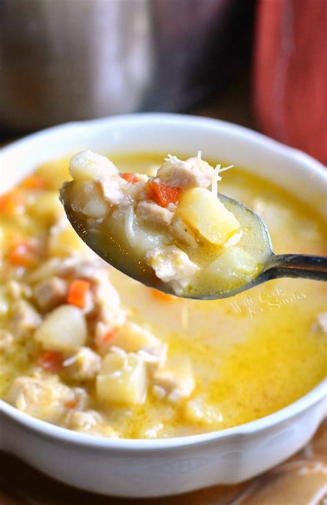 Creamy And Chunky Turkey Potato Soup Will Cook For Smiles