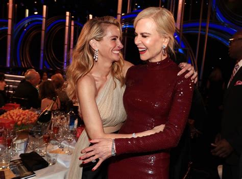 Julia Roberts And Nicole Kidman From Golden Globes 2019 Candid Moments