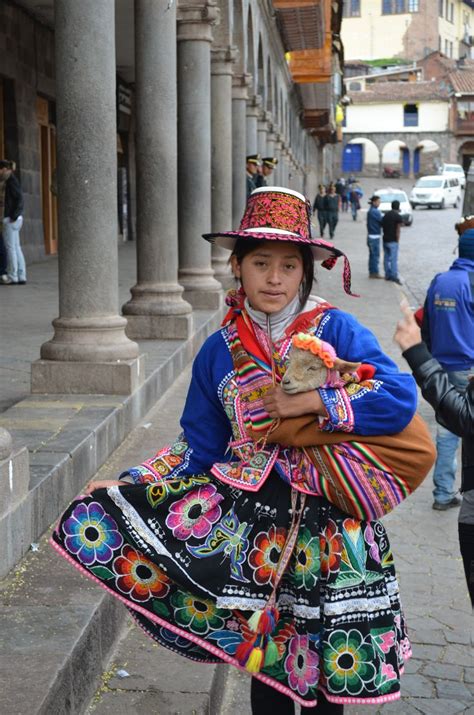 Native Inca Girl Cusco Peru Hmong Clothes Beauty Around The World