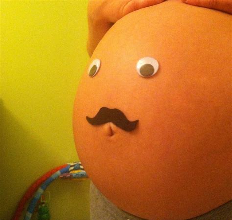The 21 Weirdest Pregnant Belly Art Photos Gallery
