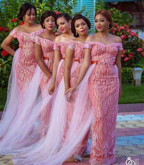 20colourful Brides Maid Dresses On Parade Stylish Naija Bridal Maid Dress Bridesmaid Dress